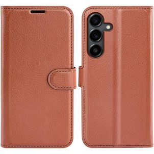 Mobigear Classic Housse Samsung Galaxy S25 FE Etui Porte-Monnaie - Marron