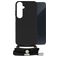 Mobilize Lanyard Gelly Samsung Galaxy A35 Coque avec cordon en TPU Souple - Noir