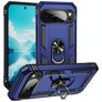 Mobigear Armor Ring Coque Google Pixel 10 Pro XL Coque arrière Rigide Anti-Chocs avec Anneau-Support - Bleu