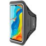 Mobiparts Comfort Fit Brassard Téléphone Huawei P30 Lite Brassard Coque de Sport en Neoprène - Noir