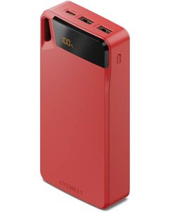 Cygnett Boost 4 - Batterie externe Triple USB / USB-C 20.000 mAh 15W - Rouge