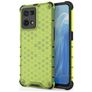 Mobigear Honeycomb Coque OPPO Reno 7 4G Coque arrière Rigide Anti-Chocs - Vert