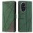 Mobigear Rhombus Housse HONOR 200 Etui Porte-Monnaie - Vert
