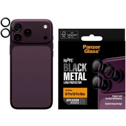 PanzerGlass Hoops iPhone 18 Pro Max Verre trempé Protection objectif caméra - Compatible coque - Noir