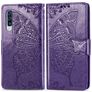 Mobigear Butterfly Housse Samsung Galaxy A50 Etui Porte-Monnaie - Violet