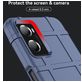 Mobigear Rugged Shield Coque OPPO A96 Coque arrière en TPU Souple Anti-Chocs - Bleu