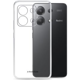Mobilize Gelly Coque Transparente Xiaomi Redmi Note 13 4G Coque arrière en TPU Souple - Transparent
