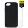 Mobilize Defender Coque iPhone 8 Coque arrière Rigide Anti-Chocs - Noir
