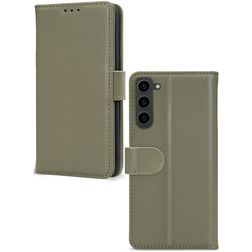 Mobilize Premium Gelly Wallet Housse Samsung Galaxy S23 Etui Porte-Monnaie - Vert