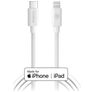 Mobilize Câble USB-C vers Apple Lightning MFI 1 mètre - Blanc