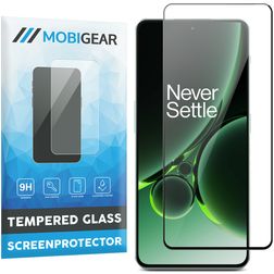 Mobigear Premium OnePlus Nord 3 Verre trempé Protection d'écran - Compatible Coque - Noir