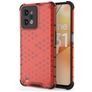 Mobigear Honeycomb Coque Realme C31 Coque arrière Rigide Anti-Chocs - Rouge