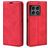 Mobigear Retro Slim Housse OnePlus 10 Pro Etui Porte-Monnaie - Rouge