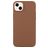 Mobigear Colors Coque iPhone 14 Plus Coque arrière en TPU Souple - Marron