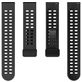 Mobigear Sport Plus Mag Bracelet Silicone Smartwatch Fermeture magnétique - Connexion universelle de 22 mm - Noir