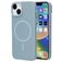 Mobiparts Slim Line Coque iPhone 14 MagSafe Coque arrière Rigide - Sage Green
