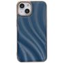 Mobigear Wavy Coque iPhone 14 Coque arrière Rigide - Bleu