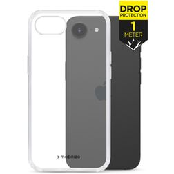 Mobilize Naked Protection Coque Transparente iPhone 16e Coque arrière Rigide Anti-Chocs - Transparent