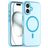 Mobigear Shockproof Coque iPhone 16 MagSafe Coque arrière en TPU Souple - Bleu