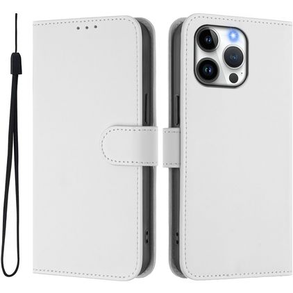 Mobigear Urban Wallet iPhone 16 Pro Max Étui Portefeuille - Blanc