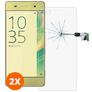 Mobigear Sony Xperia XA Verre trempé Protection d'écran - Compatible coque (Lot de 2)