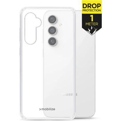 Mobilize Naked Protection Coque Transparente Samsung Galaxy S23 FE Coque arrière Rigide Anti-Chocs - Transparent