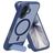 Mobiparts Hardcover Coque iPhone 17 MagSafe Coque arrière Rigide avec Support Amovible - Satin Blue
