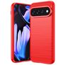 Mobigear Brushed Slim Coque Google Pixel 11 Pro XL Coque arrière en TPU Souple - Rouge