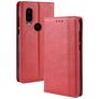 Mobigear Sensation Housse Motorola One Vision Etui Porte-Monnaie - Rouge