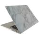 Mobigear Marble MacBook Pro 13 Pouces (2008-2012) Coque - Blanc / Gris
