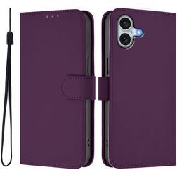 Mobigear Urban Wallet Housse iPhone 16 Plus Etui Porte-Monnaie - Violet