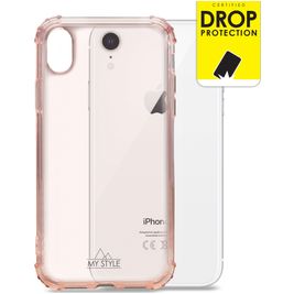 My Style Protective Flex Coque iPhone XR Coque arrière en TPU Souple Anti-Chocs - Soft Pink