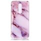 Mobigear Marble Coque OnePlus 6 Coque arrière en TPU Souple - Violet