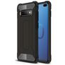 Mobigear Outdoor Coque Samsung Galaxy S10 Plus Coque arrière Rigide Anti-Chocs - Noir