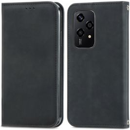 Mobigear Retro Slim Housse HONOR 200 Lite Etui Porte-Monnaie - Noir