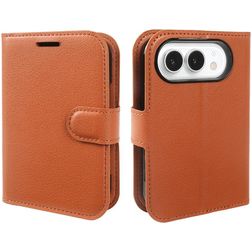 Mobigear Classic iPhone Duo Étui Portefeuille - Marron