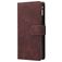 Mobigear Zipper Housse Samsung Galaxy A71 Etui Porte-Monnaie - Marron