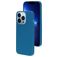 Mobiparts Coque iPhone 13 Pro Coque arrière en Silicone - Blueberry Blue