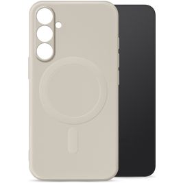 My Style Protective Flex Coque Samsung Galaxy S26 Plus MagSafe Coque arrière en TPU Souple - Antique White