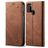 Mobigear Denim Slim Samsung Galaxy A21s Étui Portefeuille - Marron