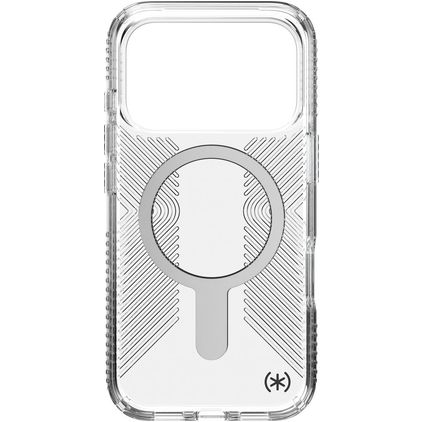 Speck Presidio Perfect Clear Coque Transparente iPhone 18 Pro MagSafe Coque arrière Rigide Anti-Chocs - ClickLock