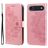 Mobigear Flowers Housse iPhone Air Etui Porte-Monnaie - Rose doré