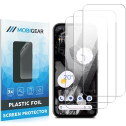 Mobigear Google Pixel 8a Protection d'écran Film - Compatible coque (Lot de 3)