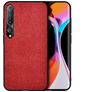 Mobigear Fabric Coque Xiaomi Mi 10 Coque arrière Rigide - Rouge