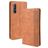 Mobigear Sensation Housse OPPO Reno 3 Pro Etui Porte-Monnaie - Cognac