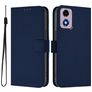 Mobigear Urban Wallet Housse Motorola Moto G04 Etui Porte-Monnaie - Bleu Marin