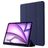 Mobigear Tri-Fold Gel Coque iPad Air 13 Pouces (2025) Etui en TPU,Similicuir + Porte-crayon - Dark Blue