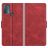 Mobigear Slim Magnet Motorola Moto G50 Étui Portefeuille - Rouge