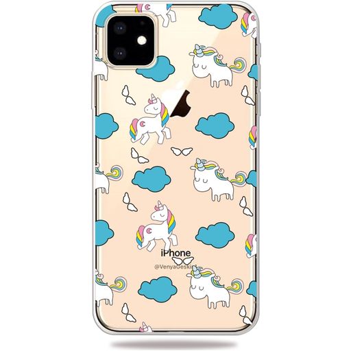 Mobigear Design Coque iPhone 11 Coque arrière en TPU Souple - Licorne