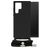 Mobilize Lanyard Gelly Samsung Galaxy S22 Ultra Coque avec cordon en TPU Souple - Noir